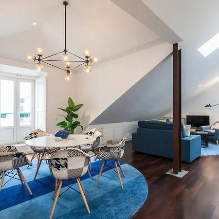 아파트 Designer Loft In The Heart Of Bairro Alto